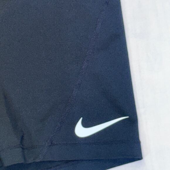 nike pro women's dri-fit black training compresion biker shorts size L - Picture 5 of 14